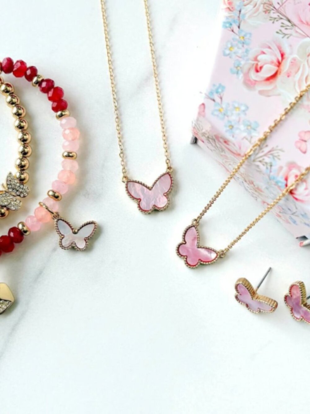 Park Lane Rosabelle Necklace Bracelet Earring Set in a Beautiful Box - Picture 7 of 9